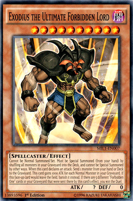Exodius the Ultimate Forbidden Lord [MIL1-EN007] Common | Odin's Place