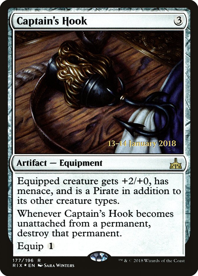 Captain's Hook (177) [Rivals of Ixalan Prerelease Promos] | Odin's Place