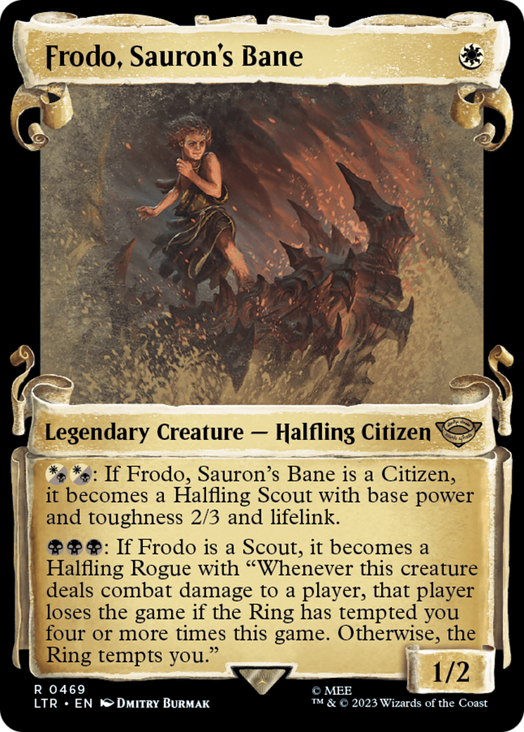 Frodo, Sauron's Bane [The Lord of the Rings: Tales of Middle-Earth Showcase Scrolls] | Odin's Place