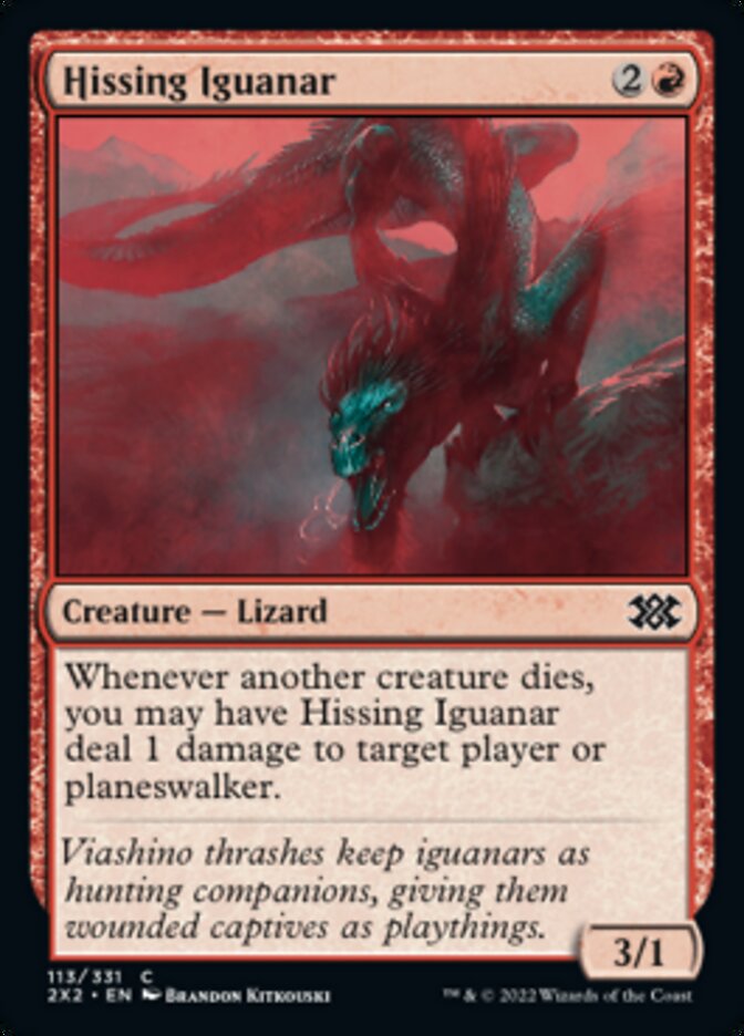 Hissing Iguanar [Double Masters 2022] | Odin's Place