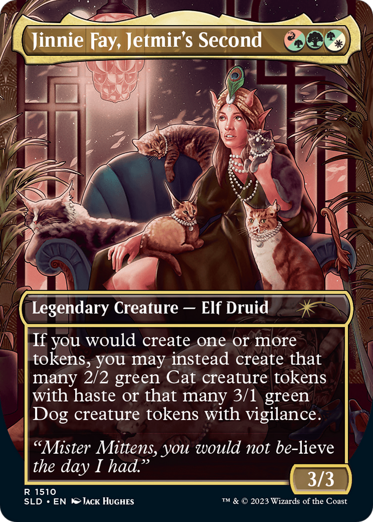Jinnie Fay, Jetmir's Second // Jinnie Fay, Jetmir's Second [Secret Lair Commander Deck: Raining Cats and Dogs] | Odin's Place