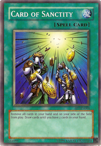 Card of Sanctity (Kids WB Duel of Destiny Promo) [EP1-EN000] Common | Odin's Place