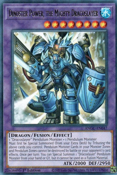 Dinoster Power, the Mighty Dracoslayer (Rare) [ANGU-EN047] Rare | Odin's Place