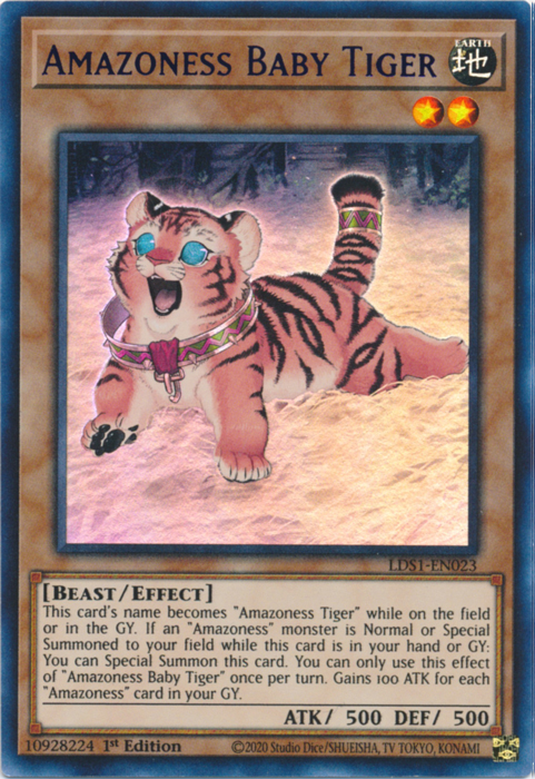 Amazoness Baby Tiger (Purple) [LDS1-EN023] Ultra Rare | Odin's Place