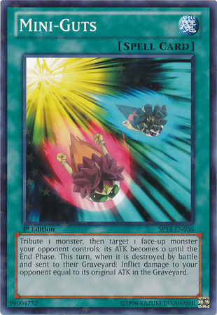 Mini Guts [SP14-EN036] Starfoil Rare | Odin's Place