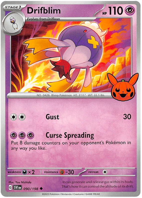 Drifblim (090/198) [Trick or Trade 2023] | Odin's Place