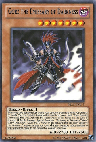 Gorz the Emissary of Darkness (Blue) [DL13-EN013] Rare | Odin's Place