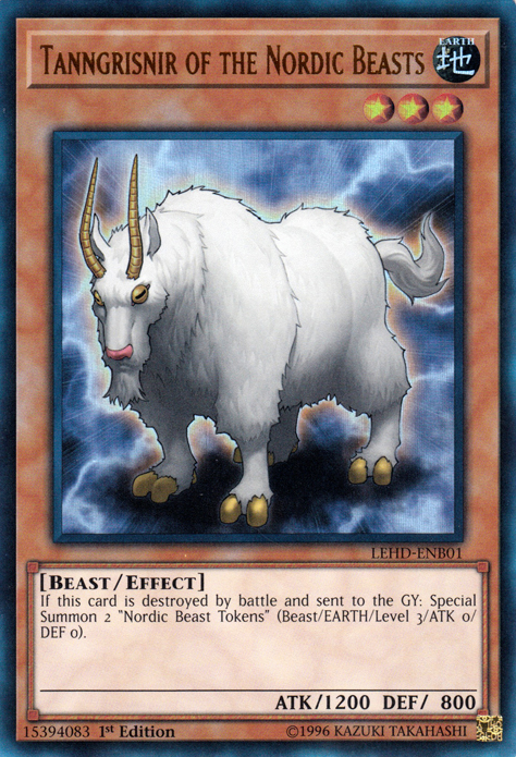 Tanngrisnir of the Nordic Beasts [LEHD-ENB01] Ultra Rare | Odin's Place