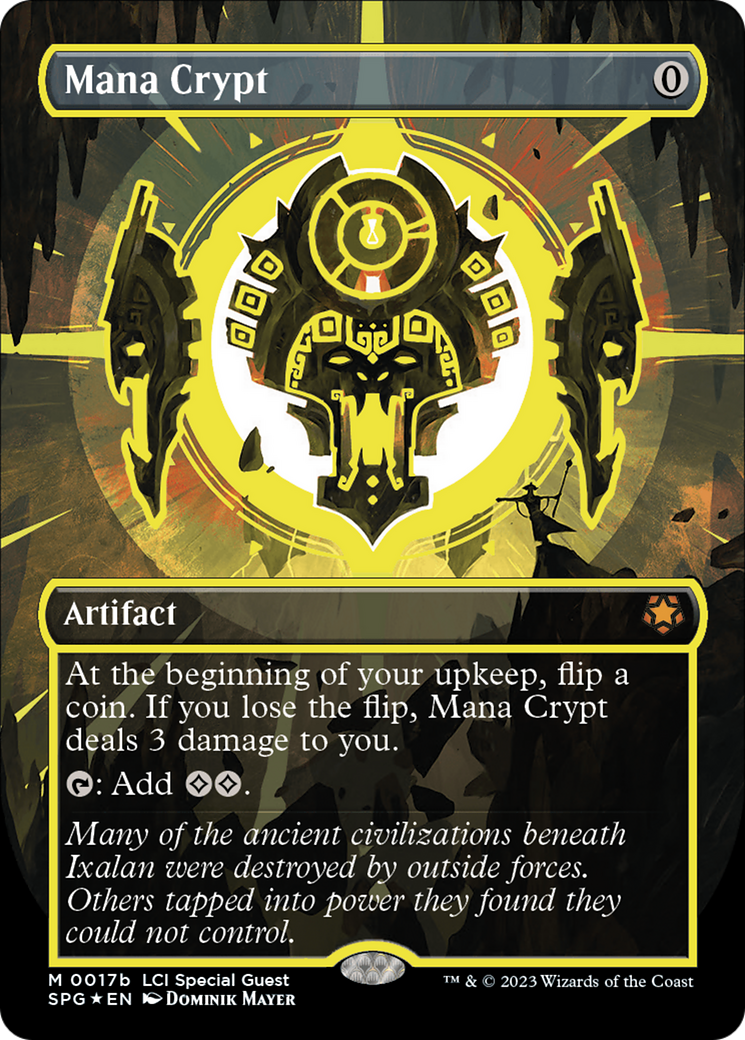 Mana Crypt (0017b) (Borderless) [The Lost Caverns of Ixalan Special Guests] | Odin's Place