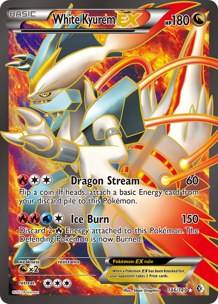 White Kyurem EX (146/149) [Black & White: Boundaries Crossed] | Odin's Place