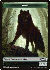Wolf Double-Sided Token [Challenger Decks 2020 Tokens] | Odin's Place