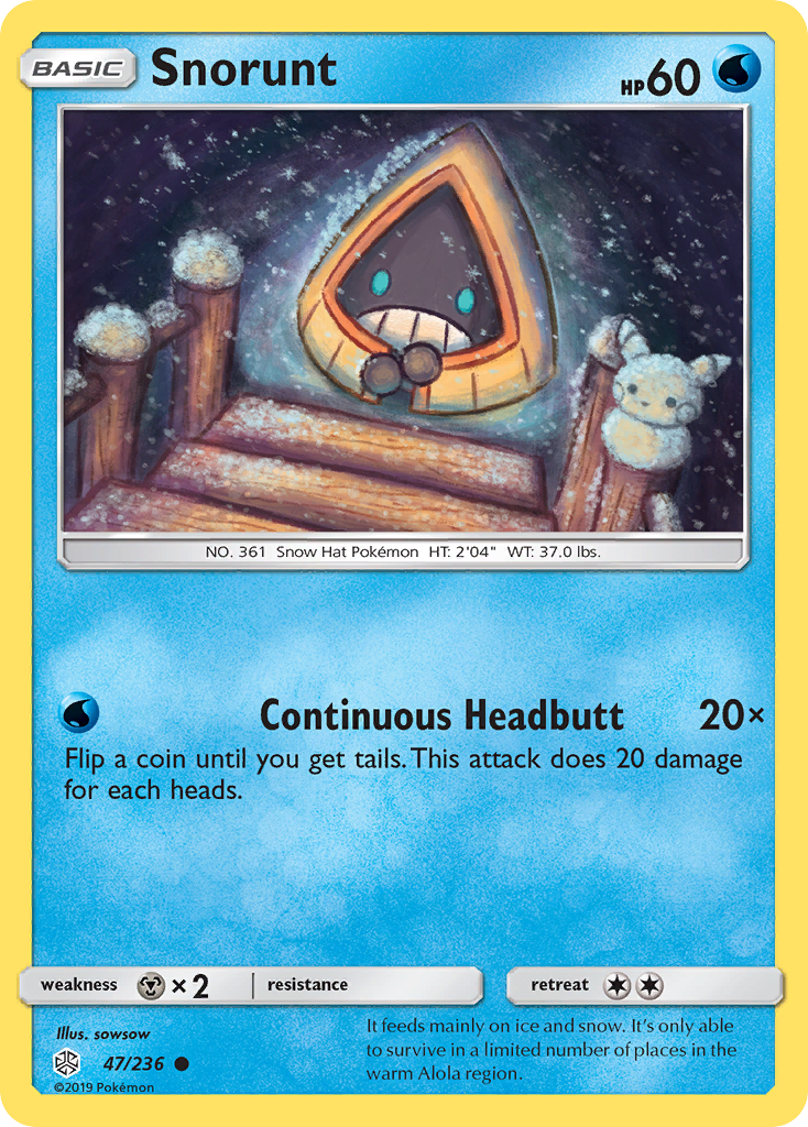 Snorunt (47/236) [Sun & Moon: Cosmic Eclipse] | Odin's Place