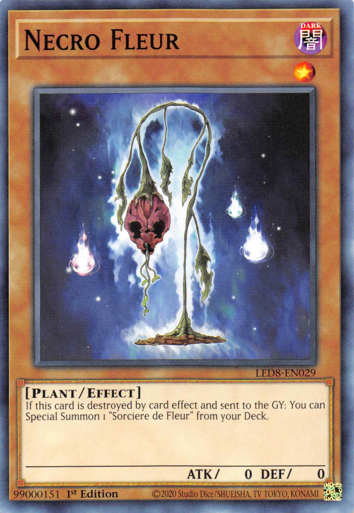 Necro Fleur [LED8-EN029] Common | Odin's Place