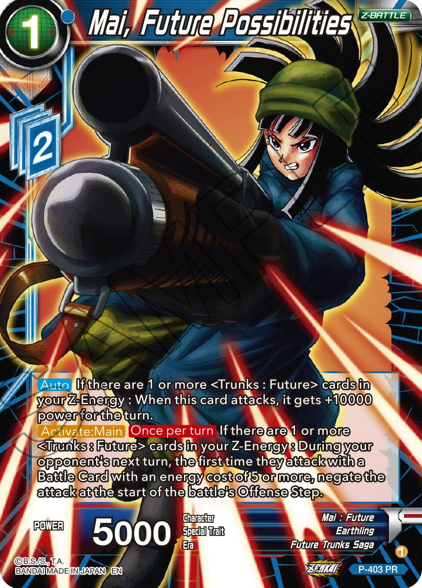 Mai, Future Possibilities (P-403) [Promotion Cards] | Odin's Place