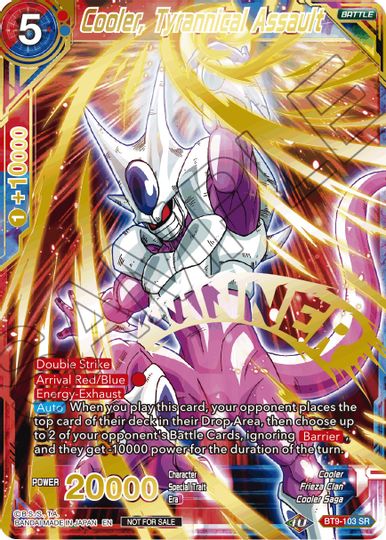Cooler, Tyrannical Assault (Alternate Art Set 2021 Vol. 2) (BT9-103) [Tournament Promotion Cards] | Odin's Place