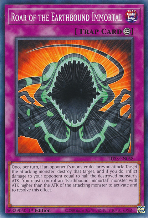 Roar of the Earthbound Immortal [LDS3-EN058] Common | Odin's Place