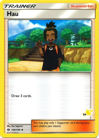 Hau (120/149) (Pikachu Stamp #54) [Battle Academy 2020] | Odin's Place