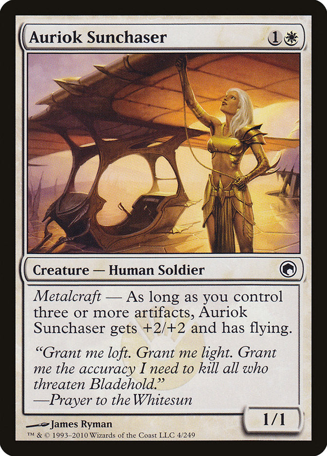 Auriok Sunchaser (4) [Scars of Mirrodin] | Odin's Place