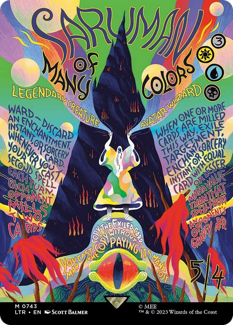 Saruman of Many Colors (Borderless Poster) [The Lord of the Rings: Tales of Middle-Earth] | Odin's Place