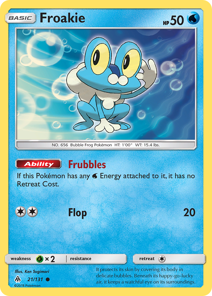 Froakie (21/131) [Sun & Moon: Forbidden Light] | Odin's Place