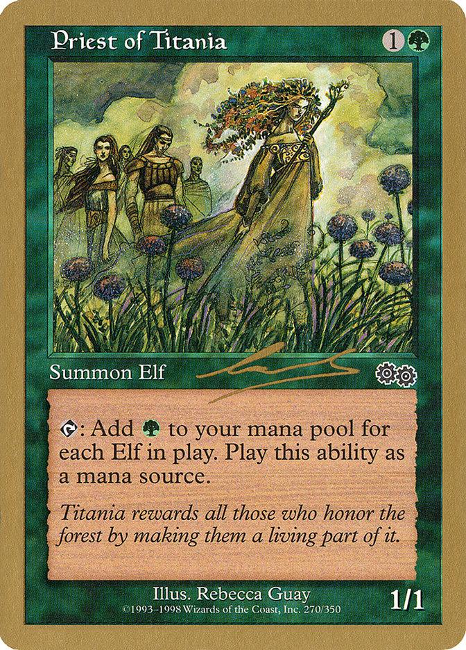 Priest of Titania (Nicolas Labarre) [World Championship Decks 2000] | Odin's Place
