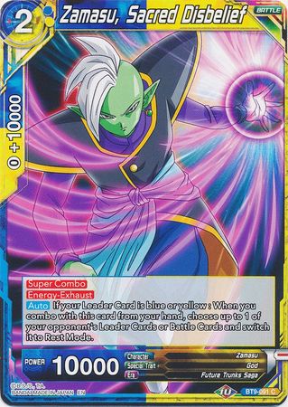 Zamasu, Sacred Disbelief (BT9-091) [Universal Onslaught] | Odin's Place