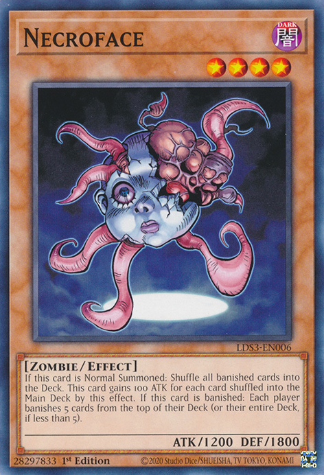 Necroface [LDS3-EN006] Common | Odin's Place
