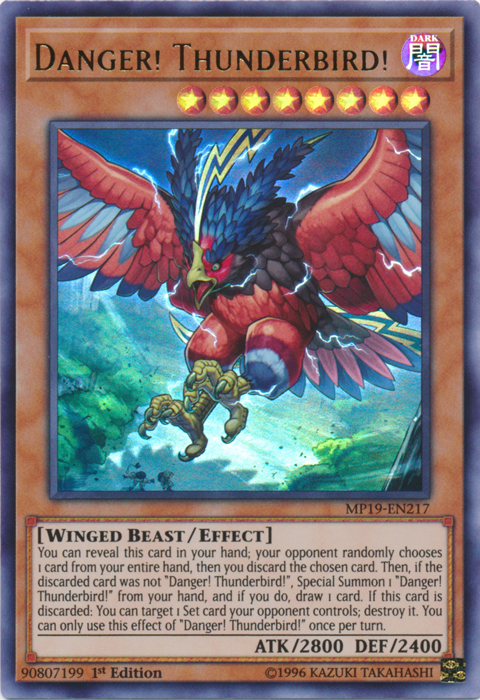 Danger! Thunderbird! [MP19-EN217] Ultra Rare | Odin's Place