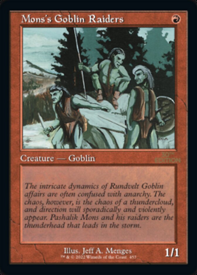 Mons's Goblin Raiders (Retro) [30th Anniversary Edition] | Odin's Place