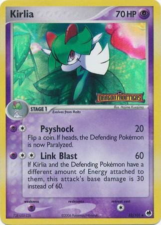 Kirlia (32/101) (Stamped) [EX: Dragon Frontiers] | Odin's Place
