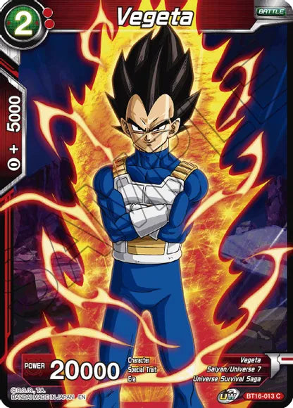 Vegeta (BT16-013) (BT16-013) [Realm of the Gods] | Odin's Place