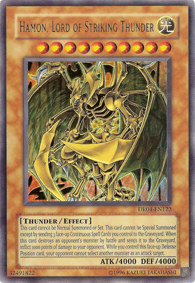 Hamon, Lord of Striking Thunder [DR04-EN122] Ultra Rare | Odin's Place