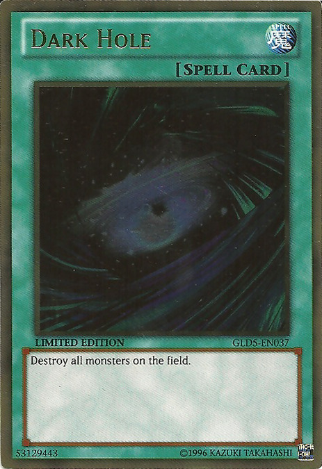 Dark Hole [GLD5-EN037] Gold Rare | Odin's Place