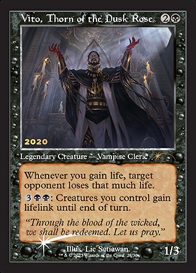 Vito, Thorn of the Dusk Rose [30th Anniversary Promos] | Odin's Place