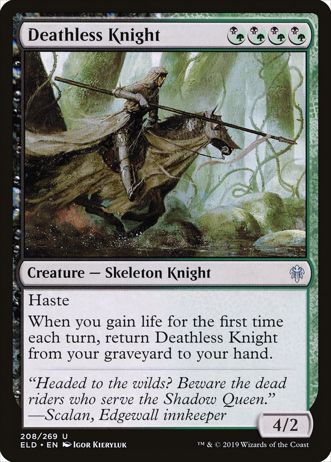 Deathless Knight [Throne of Eldraine] | Odin's Place