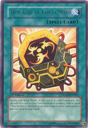 Iron Core of Koa'ki Meiru [RGBT-EN055] Rare | Odin's Place