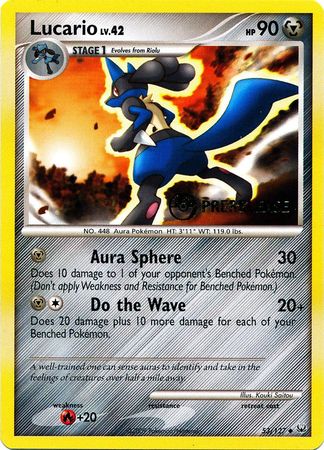 Lucario (53/127) (Prerelease Promo) [Diamond & Pearl: Black Star Promos] | Odin's Place
