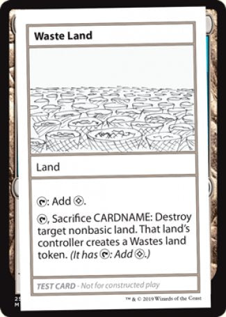 Waste Land (2021 Edition) [Mystery Booster Playtest Cards] | Odin's Place