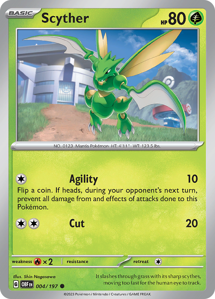 Scyther (004/197) [Scarlet & Violet: Obsidian Flames] | Odin's Place