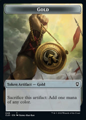 Gold // Dragon Double-Sided Token [Commander Legends: Battle for Baldur's Gate Tokens] | Odin's Place
