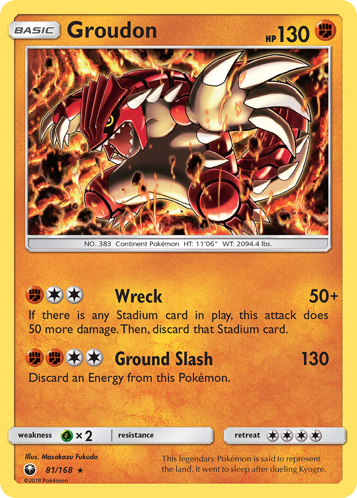 Groudon (81/168) [Sun & Moon: Celestial Storm] | Odin's Place