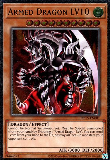Armed Dragon LV10 [OP15-EN001] Ultimate Rare | Odin's Place