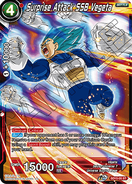 Surprise Attack SSB Vegeta (Starter Deck - Pride of the Saiyans) (SD15-05) [Cross Spirits] | Odin's Place