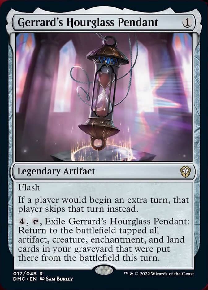Gerrard's Hourglass Pendant [Dominaria United Commander] | Odin's Place