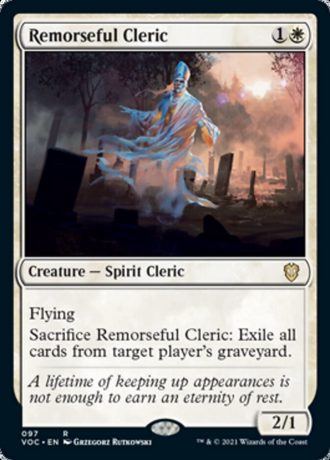 Remorseful Cleric [Innistrad: Crimson Vow Commander] | Odin's Place