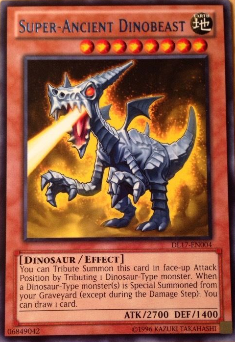 Super-Ancient Dinobeast (Blue) [DL17-EN004] Rare | Odin's Place