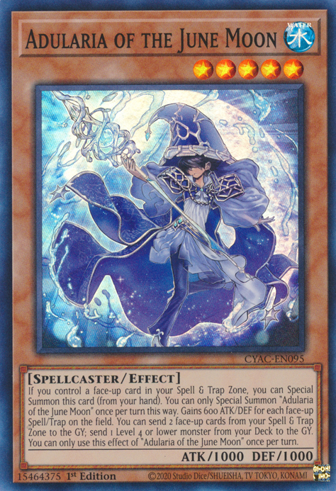 Adularia of the June Moon [CYAC-EN095] Super Rare | Odin's Place