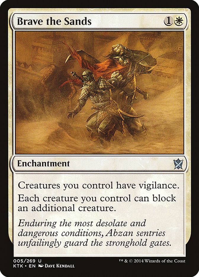 Brave the Sands (5) [Khans of Tarkir] | Odin's Place