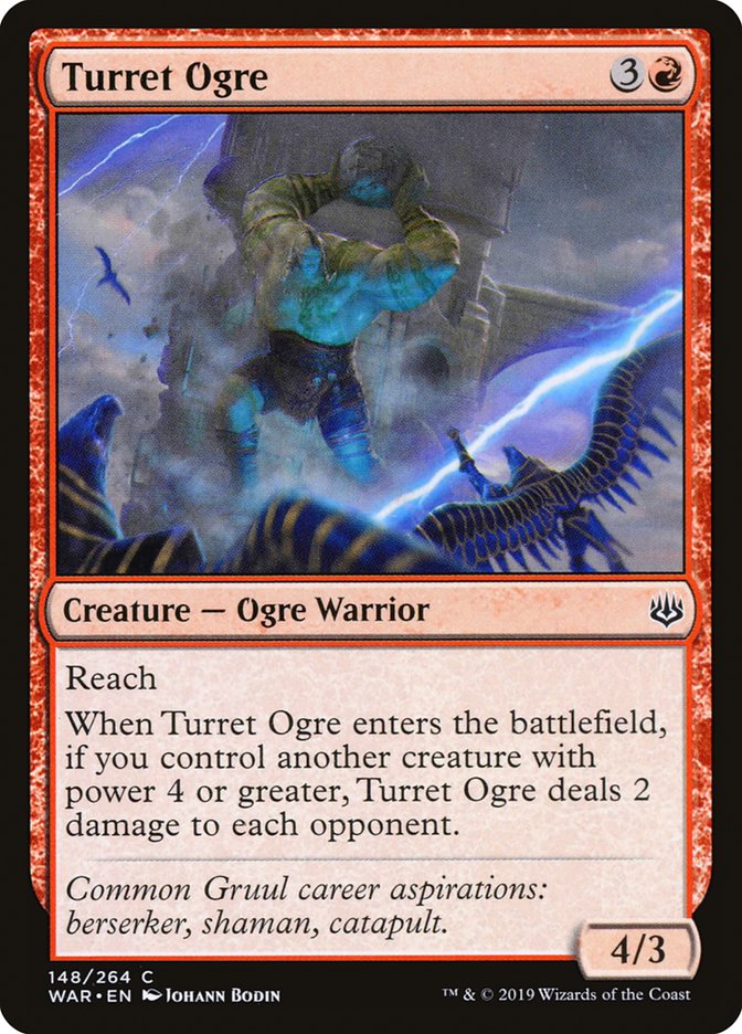 Turret Ogre (148) [War of the Spark] | Odin's Place
