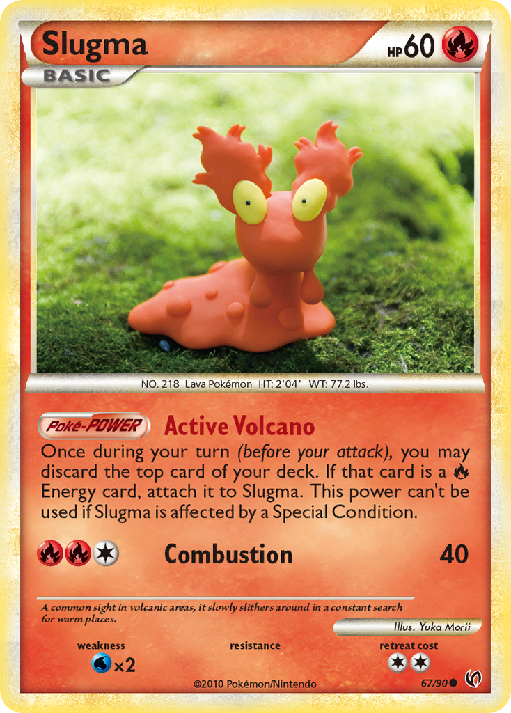 Slugma (67/90) [HeartGold & SoulSilver: Undaunted] | Odin's Place